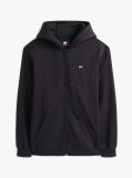 Black Regular Hoody Zip Thru  Men