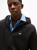 Black Regular Hoody Zip Thru  Men