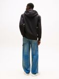 Black Regular Hoody Zip Thru  Men