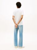 White Regular Logo Embroidery T-Shirt  Men