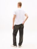 Alb Tricou Regular Cu Logo Brodat  Barbati