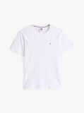 Alb Tricou Regular Cu Logo Brodat  Barbati