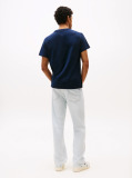 Blue Tricou Slim Cu Logo Tonal  Barbati