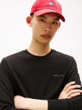 Black Linear Logo Slim Long-Sleeve T-Shirt  Men