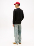Black Linear Logo Slim Long-Sleeve T-Shirt  Men