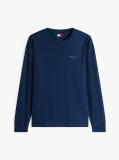 Blue Linear Logo Slim Long-Sleeve T-Shirt  Men