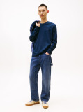 Blue Linear Logo Slim Long-Sleeve T-Shirt  Men