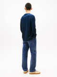 Blue Linear Logo Slim Long-Sleeve T-Shirt  Men