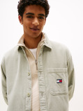 Verde Camasa Overshirt Din Catifea De Tip Cord Brick  Barbati