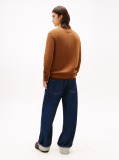 Beige Crew Neck Slim Jumper  Men