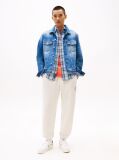 Denim Ryan Back Crest Embroidery Trucker Jacket  Men