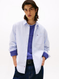 Blue Relaxed Fit Oxford Shirt  Men