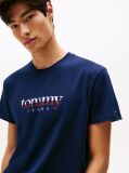 Blue Logo Jersey Crew Neck T-Shirt  Men