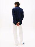 Blue Regular Fit Corduroy Shirt  Men