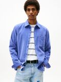 Blue Regular Fit Corduroy Shirt  Men