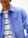 Blue Regular Fit Corduroy Shirt  Men
