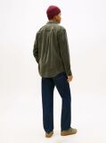 Green Regular Fit Corduroy Shirt  Men