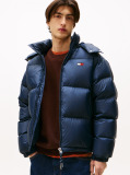 Blue Geaca Puffer Alaska Din Ripstop Hidrofuga  Barbati