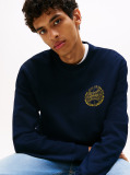 Blue Heritage Varsity Crew Neck Sweatshirt  Men