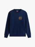 Blue Heritage Varsity Crew Neck Sweatshirt  Men