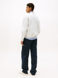 Grey 90S Washed Tonal Crest Crew Sweatshirt  Men