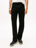 Denim Blugi Otis Negri Overdyed Cu Croiala Dreapta  Barbati