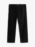 Denim Blugi Otis Negri Overdyed Cu Croiala Dreapta  Barbati