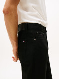 Denim Blugi Otis Negri Overdyed Cu Croiala Dreapta  Barbati
