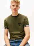 Green Varsity Logo Slim T-Shirt  Men