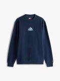 Blue Mountain Logo Embroidery Terry Sweatshirt  Men
