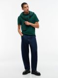Verde Tricou Cu Guler Rotund Cu Steag Tommy  Barbati