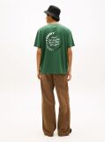 Green Circular Back Logo Relaxed T-Shirt  Men