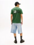 Green Back Logo Relaxed Jersey T-Shirt  Men
