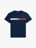Blue Tricou Cu Logo Signature  Barbati