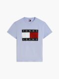 Blue Flag Badge Jersey Crew Neck T-Shirt  Men