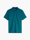 Verde Polo Pique Cu Steag Hilfiger Croiala Regular   Barbati