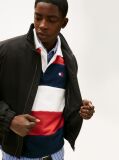 Black Water Repellent Funnel Neck Jacket  Men