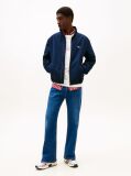 Blue Water Repellent Funnel Neck Jacket  Men
