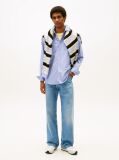 Mov Camasa Oxford Cu Guler Button-Down Si Croiala Regular  Barbati