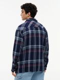 Multi Camasa Oversized Cu Textura Twill Si Carousi  Barbati