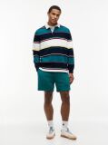Multi Relaxed Fit Mixed Stripe Rugby Shirt  Men