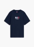 Blue Tricou Lejer Cu Logo Crest Pe Spate  Barbati
