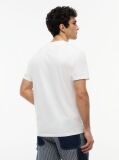 Alb Tricou Din Jersey Peached Si Logo Crest  Barbati