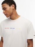 Alb T-Shirt Cu Logo Repetat  Barbati