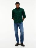 Green Regular Fit Button-Down Corduroy Shirt  Men
