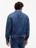 Denim Jacheta Trucker Din Denim Cu Croiala Lejera  Barbati