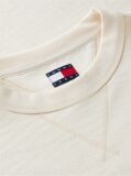 Bej Bluza De Trening Cu Guler Rotund Croiala Lejera Si Logo  Barbati