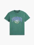 Verde T-Shirt Din Jerseu Cu Logo Varsity  Barbati