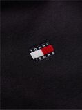 Negru Bluza De Trening Cu Guler Rotund  Fleece Si Steag  Barbati
