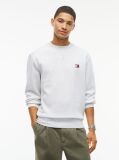 Gri Bluza De Trening Cu Guler Rotund  Fleece Si Steag  Barbati